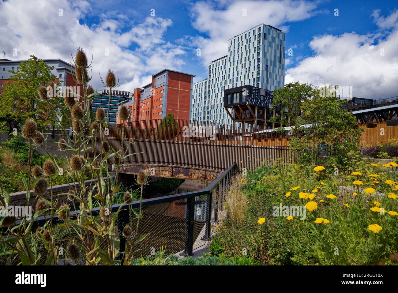 Mayfield Park, Manchester Banque D'Images