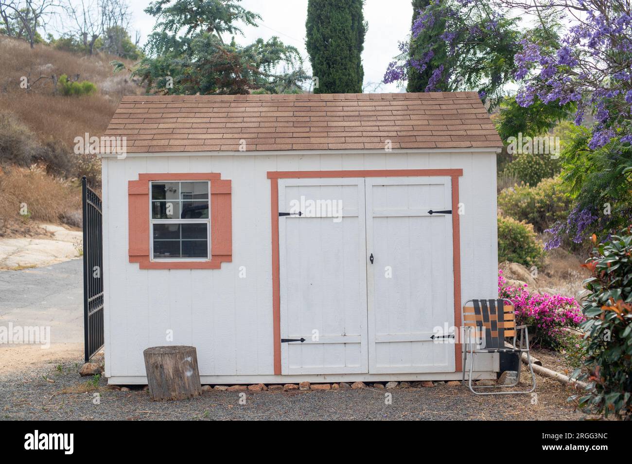 Maison de hangar en Californie Banque D'Images