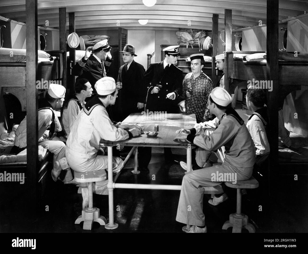 Charles 'Buddy' Rogers, Victor Moore, sur le tournage du film, 'Heads Up', Paramount Pictures, 1930 Banque D'Images