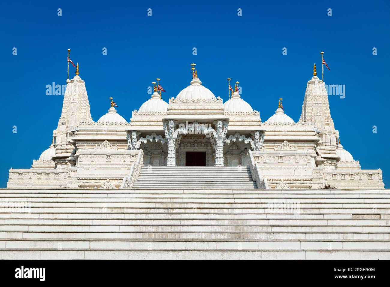 BAPS Shri Swaminarayan Mandir, Atlanta, Géorgie, États-Unis. Banque D'Images