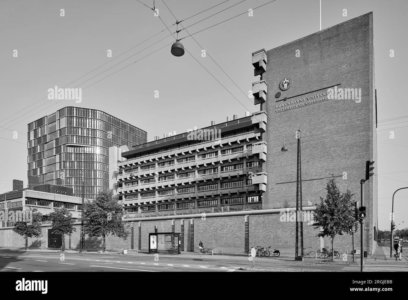 Le bâtiment Panum, qui abrite la Faculté de la santé et des sciences médicales de l'Université de Copenhague ; Copenhague, Danemark Banque D'Images