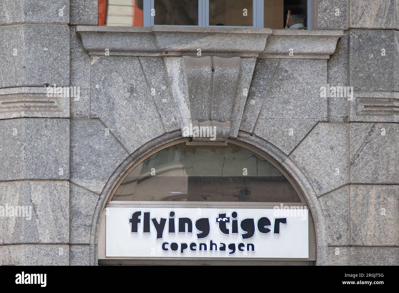 Bordeaux , France - 08 01 2023 : marque de logo de tigre volant et façade de chaîne de magasins de signe de texte du magasin de décoration de copenhague Banque D'Images