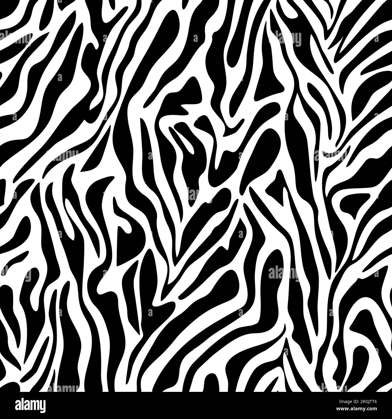 Motif sans couture à rayures zébrées. Imprimé zèbre, peau d'animal, rayures tigrées Illustration de Vecteur