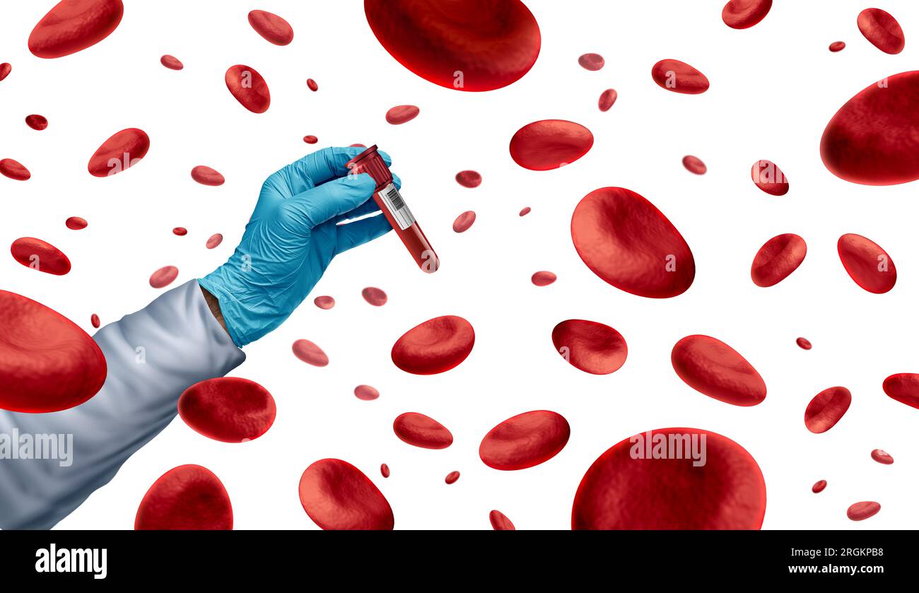 Tests sanguins et dépistage pour la détection précoce de troubles génétiques ou de cancers multiples et de cellules malignes comme cancérogènes et tests génétiques Banque D'Images