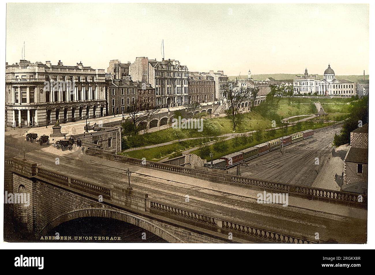 Tirages photochrom vintage de l'Écosse Banque D'Images