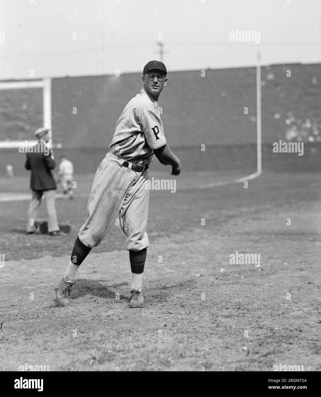 1925 Pittsburgh Pirates : Pitcher Lee Meadows Banque D'Images