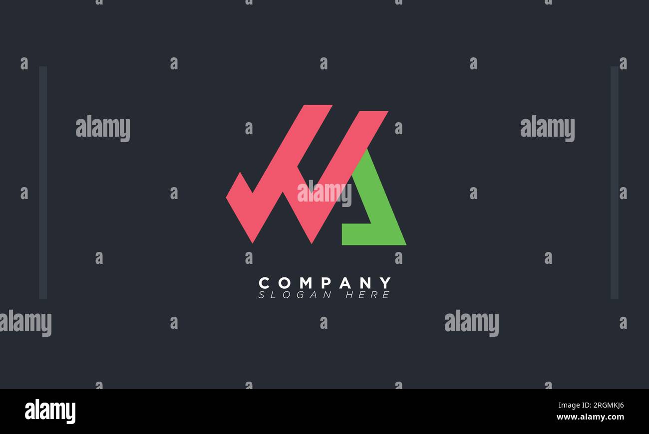 WS lettres Alphabet initiales logo monogramme Illustration de Vecteur