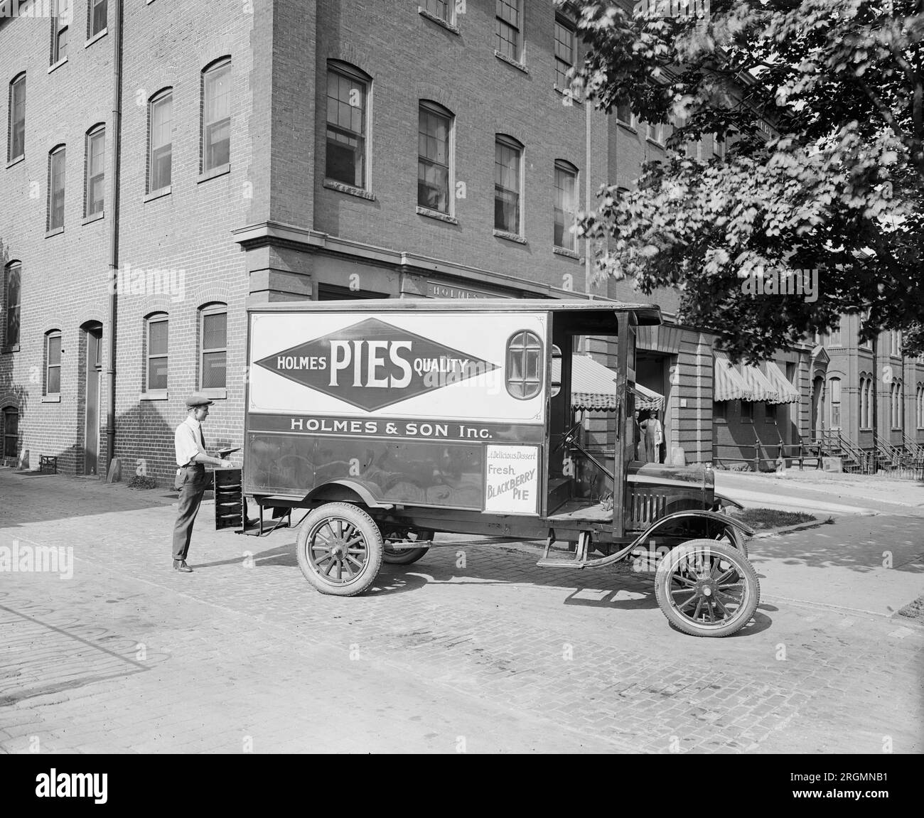Holmes Bakery Truck, Ford Motor Co., ca. 1910-1935 Banque D'Images