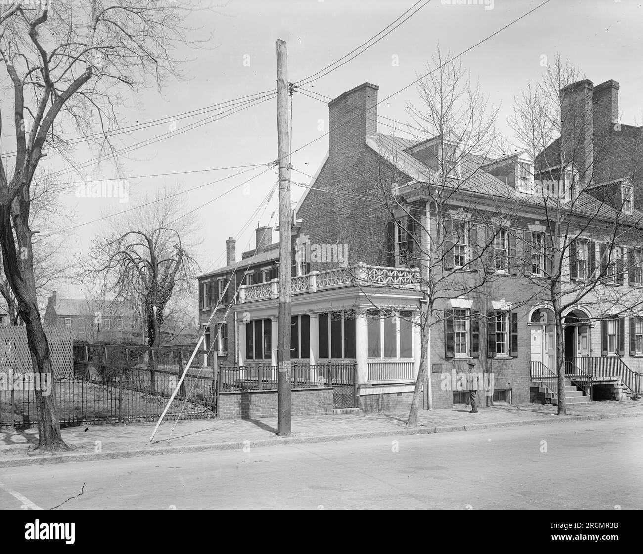 Maison du Cheval léger Harry Lee à Alexandria, va. env. 1916-1917 Banque D'Images