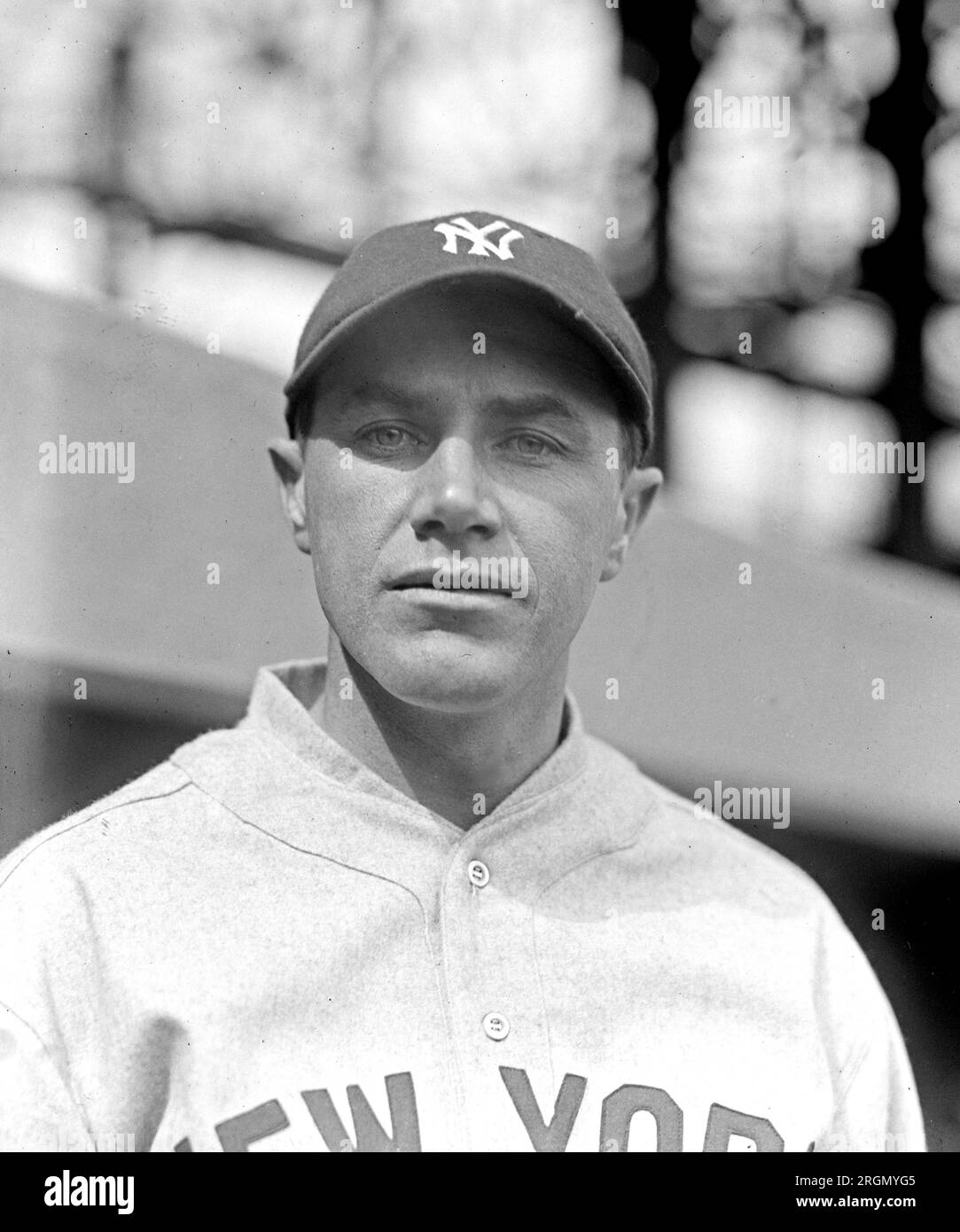 1924 New York Yankees : Infielder Mike McNally Banque D'Images