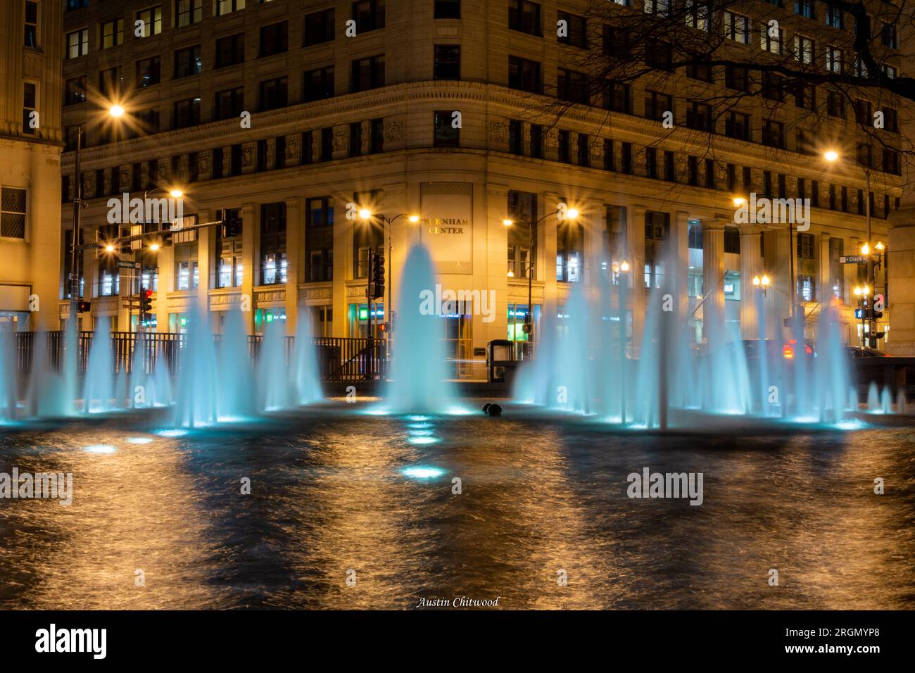 Chicago visite de tous les endroits qui réchauffent l'âme. Vivre en ville. Banque D'Images