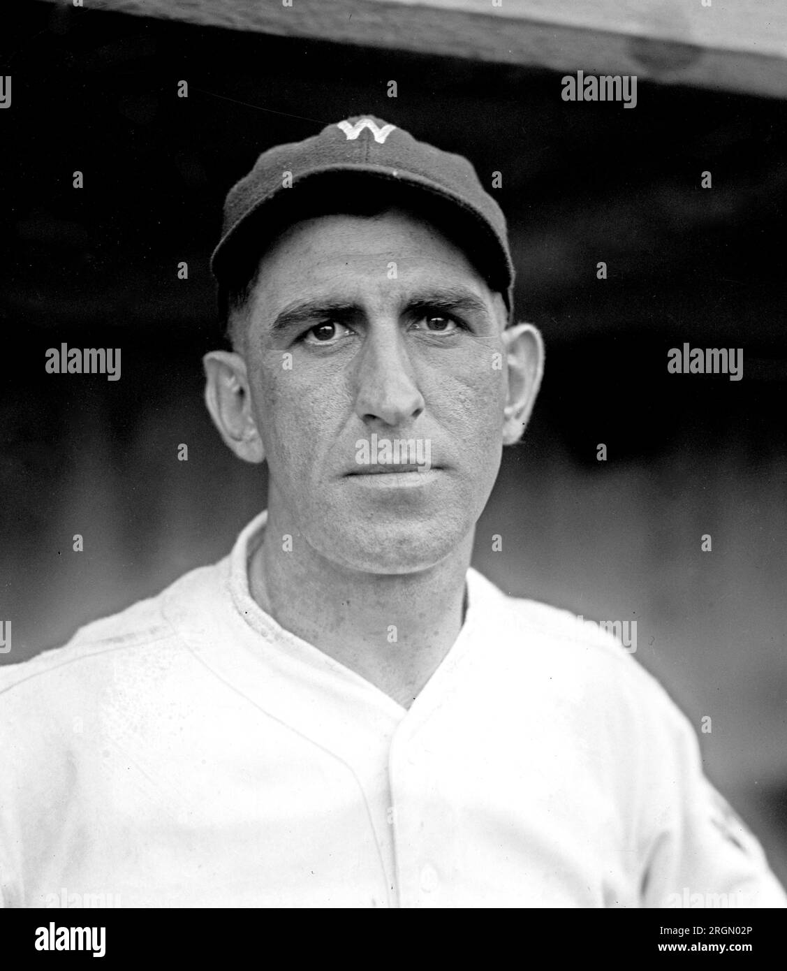 1924 sénateurs de Washington : Infielder Roger Peckinpaugh Banque D'Images