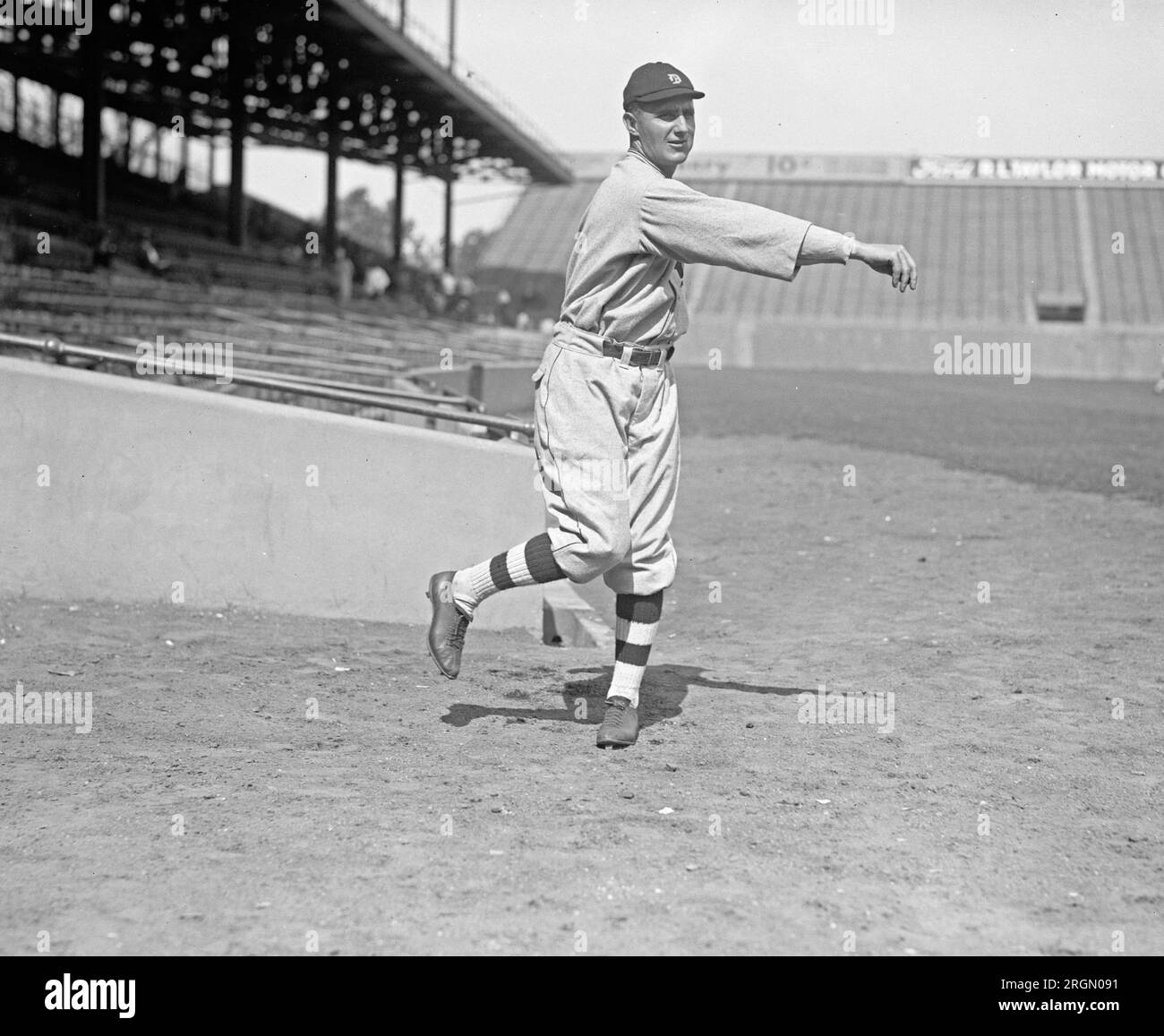 1924 Detroit Tigers : Pitcher Hooks Dauss Banque D'Images