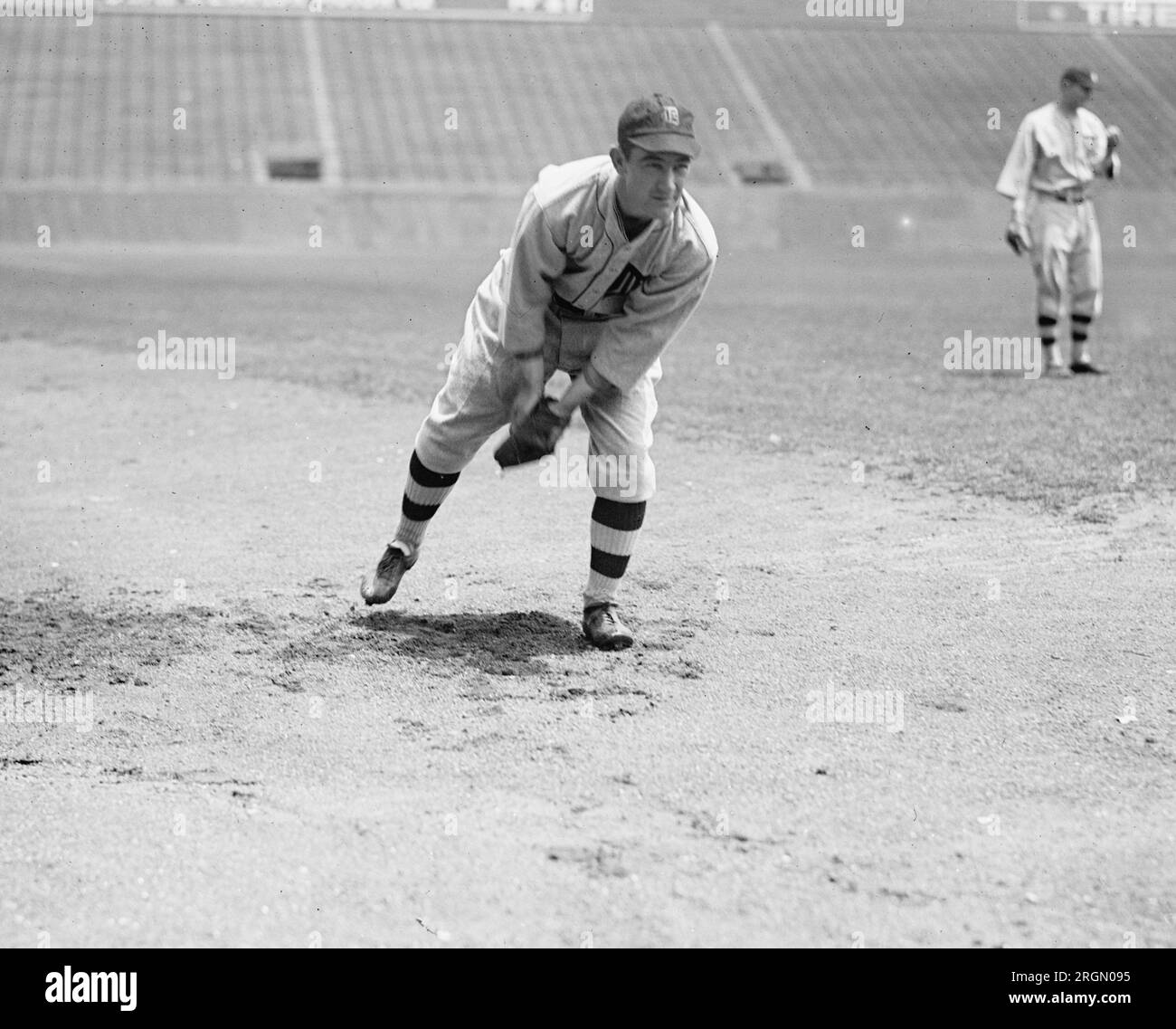 1924 Detroit Tigers : Infielder les Burke Banque D'Images