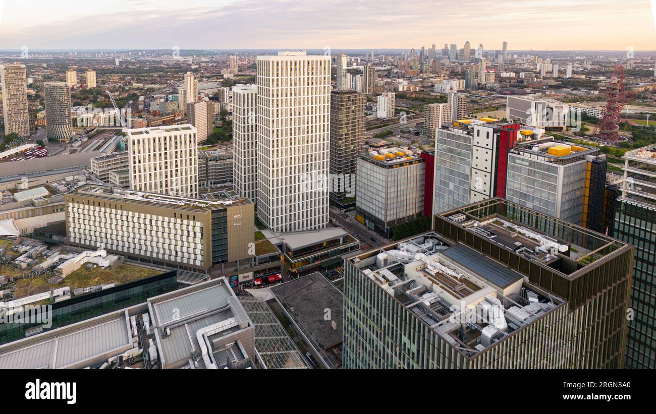 Coppermaker Square par Greystar westfield Stratford Banque D'Images