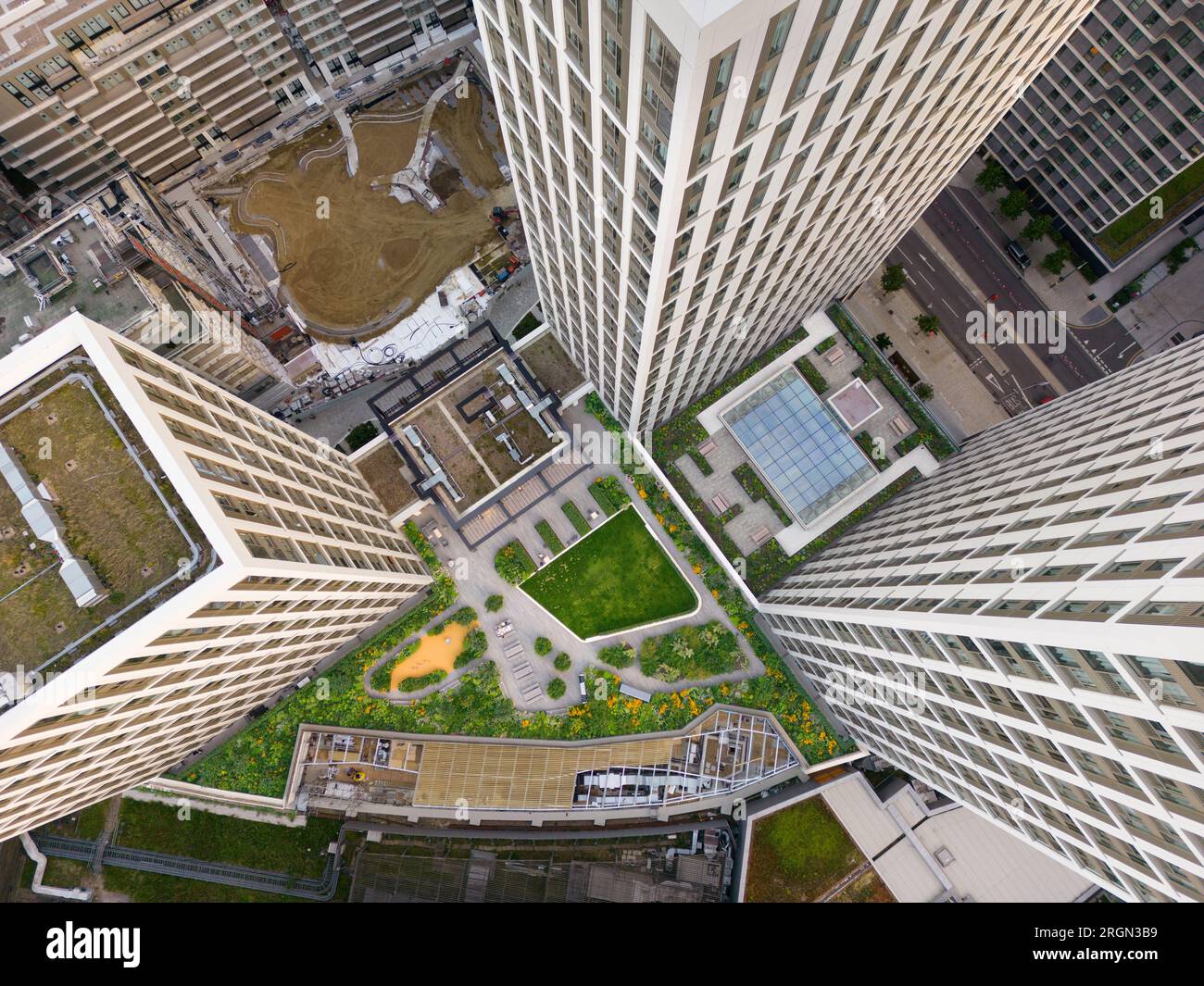Coppermaker Square par Greystar westfield Stratford Banque D'Images