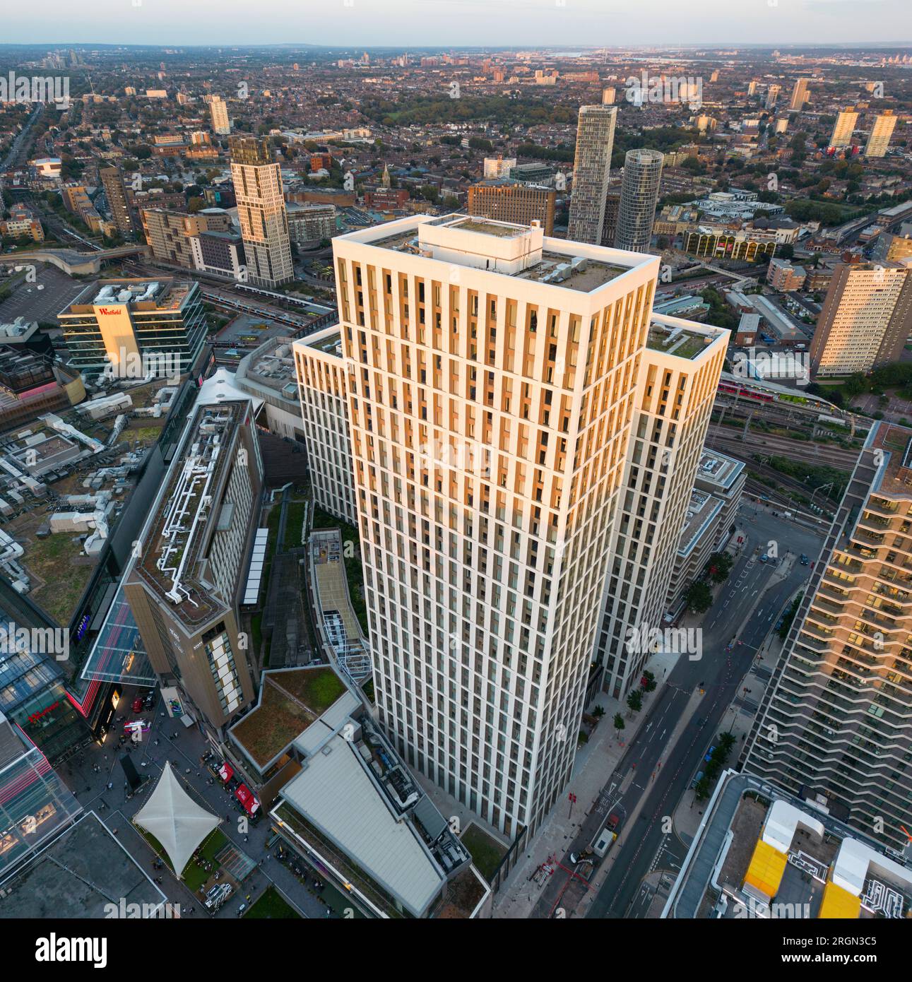 Coppermaker Square par Greystar westfield Stratford Banque D'Images