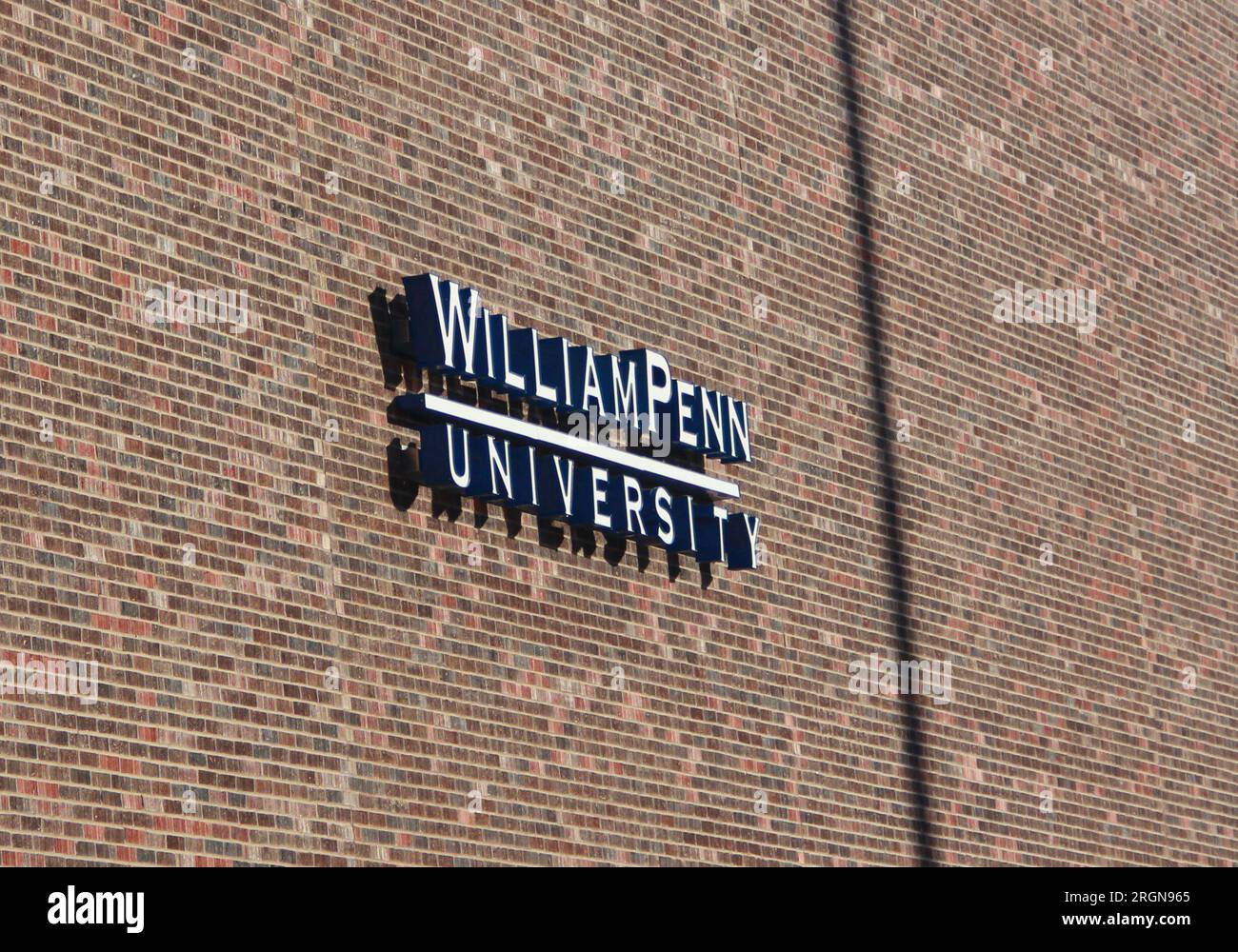 Reportage : Département américain de l'Agriculture (USDA) sous-secrétaire au développement rural Xochitl Torres petite visite en Iowa. Torres Small fait une tournée à l'Université William Penn à Oskaloosa, Iowa, le 1 février 2023. William Penn University a reçu deux investissements récents de l'USDA dans le cadre du programme Business and Industries Loan Guarantees CARES Act. Banque D'Images