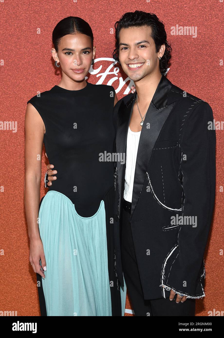 Hollywood, États-Unis. 10 août 2023. Bruna Marquezine et Xolo Mariduena arrivent à l'événement Variety Power of Young Hollywood qui s'est tenu à NeueHouse Hollywood le 10 août 2023 à Hollywood. © Lisa OConnor/AFF-USA.com crédit : AFF/Alamy Live News Banque D'Images