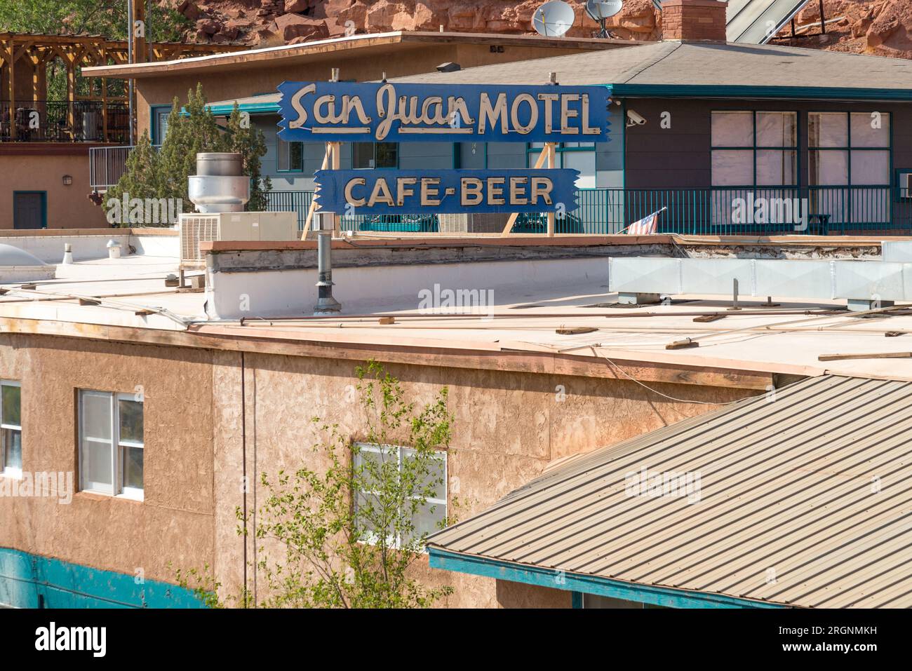 San Juan Motel à Mexican Hat, Utah Photo Stock - Alamy