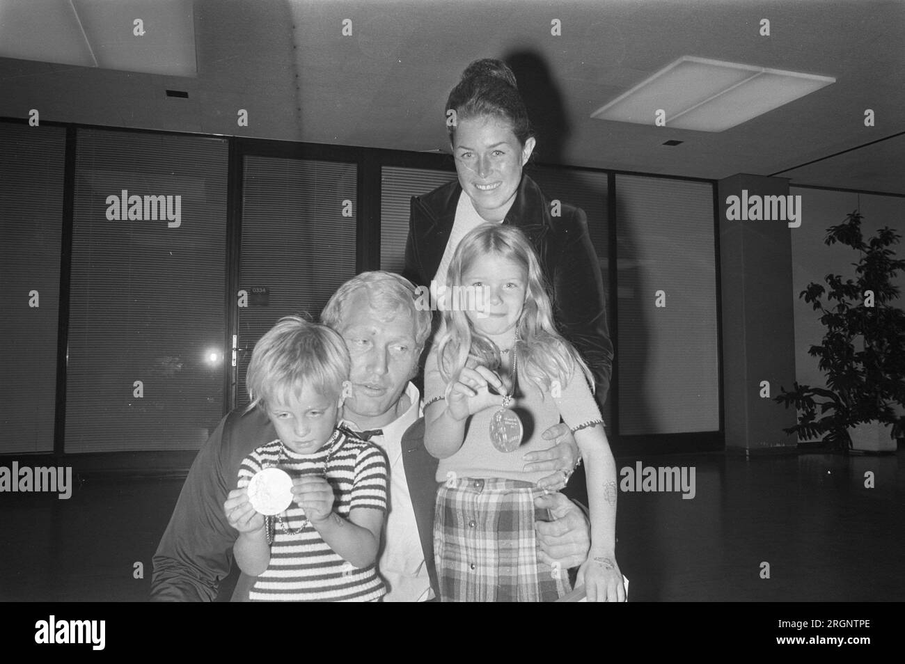 Les participants néerlandais aux Jeux Olympiques reviennent à Schiphol