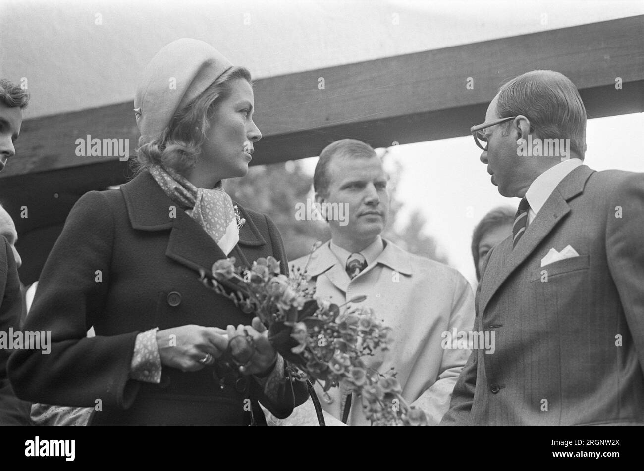 La princesse Gracia de Monaco baptise un lys à Floriade ca. Septembre 1972 Banque D'Images