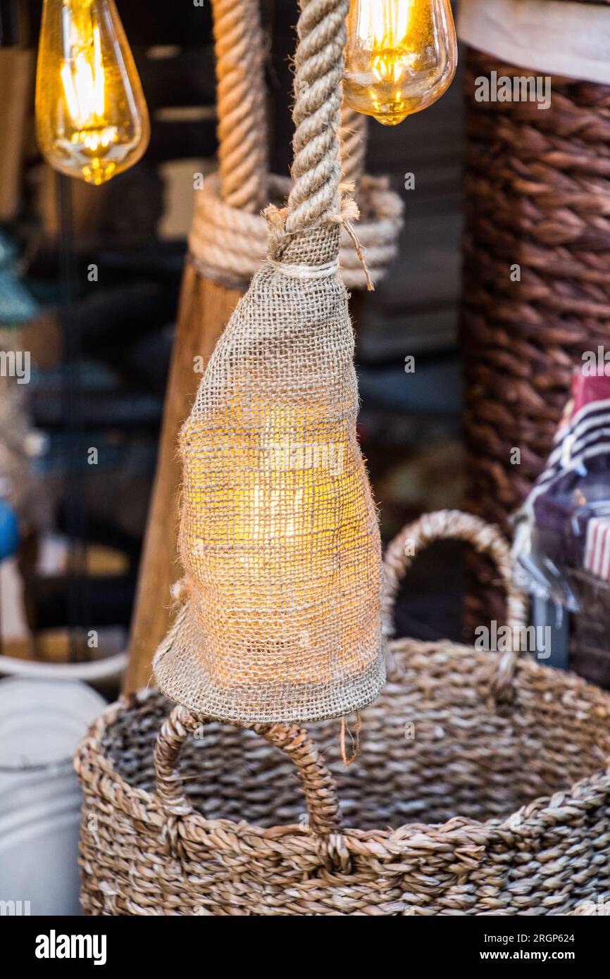 Antique style décoratif ampoules edison Banque D'Images