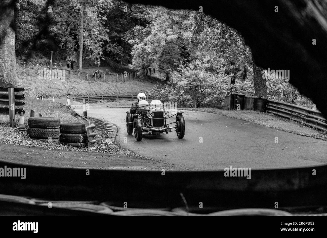 V.S.C.C. Prescott Speed Hill Climb, Prescott Hill, Gotherington, Gloucestershire, Angleterre, Royaume-Uni, août 2023. Le Vintage Sports car Club. Banque D'Images