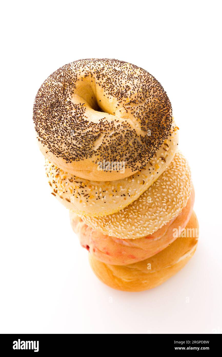 Bagels frais Banque D'Images