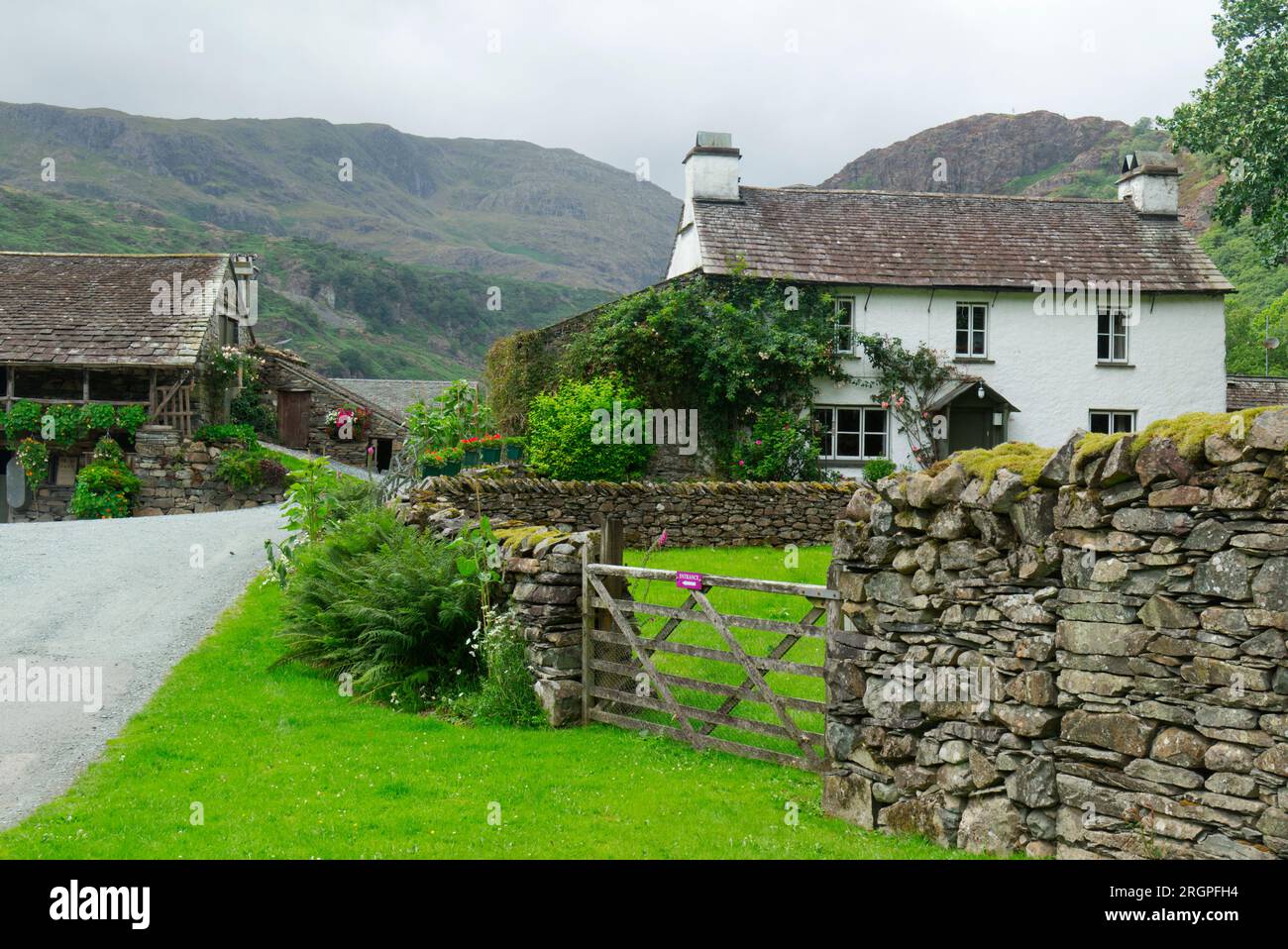 Yew Tree Farm, Coniston, Cumbria Banque D'Images