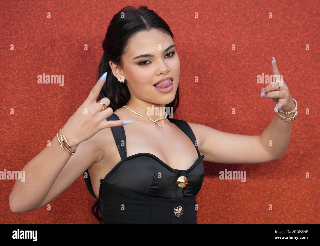 Los Angeles, États-Unis. 10 août 2023. Ariana Greenblatt arrive à la puissance de variété de Young Hollywood tenue à NeueHouse Hollywood à Hollywood, CA le jeudi, ?August 10, 2023. (Photo de Sthanlee B. Mirador/Sipa USA) crédit : SIPA USA/Alamy Live News Banque D'Images