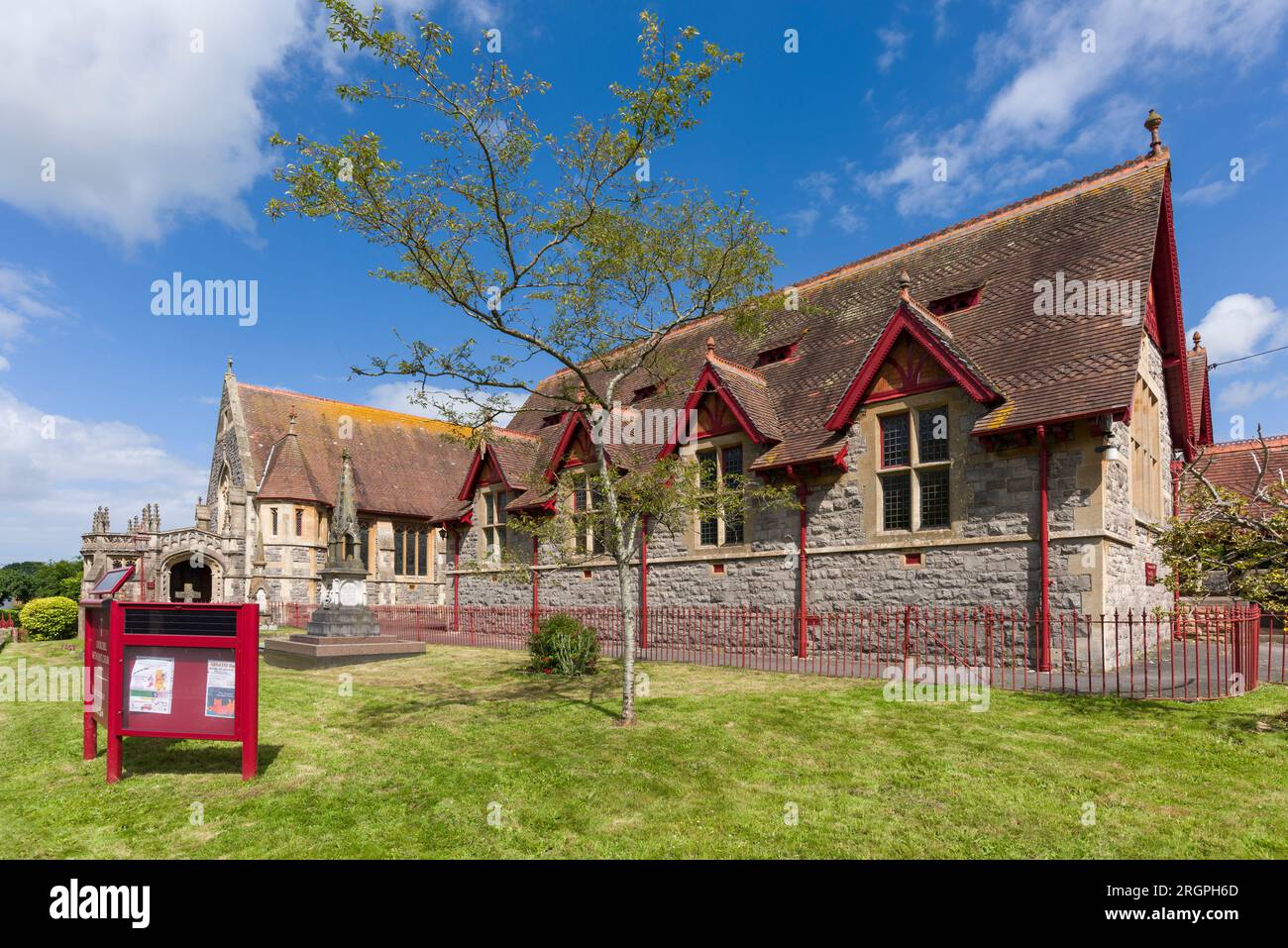 L'église méthodiste du 19e siècle dans le village de Churchill, North Somerset, Angleterre. Banque D'Images