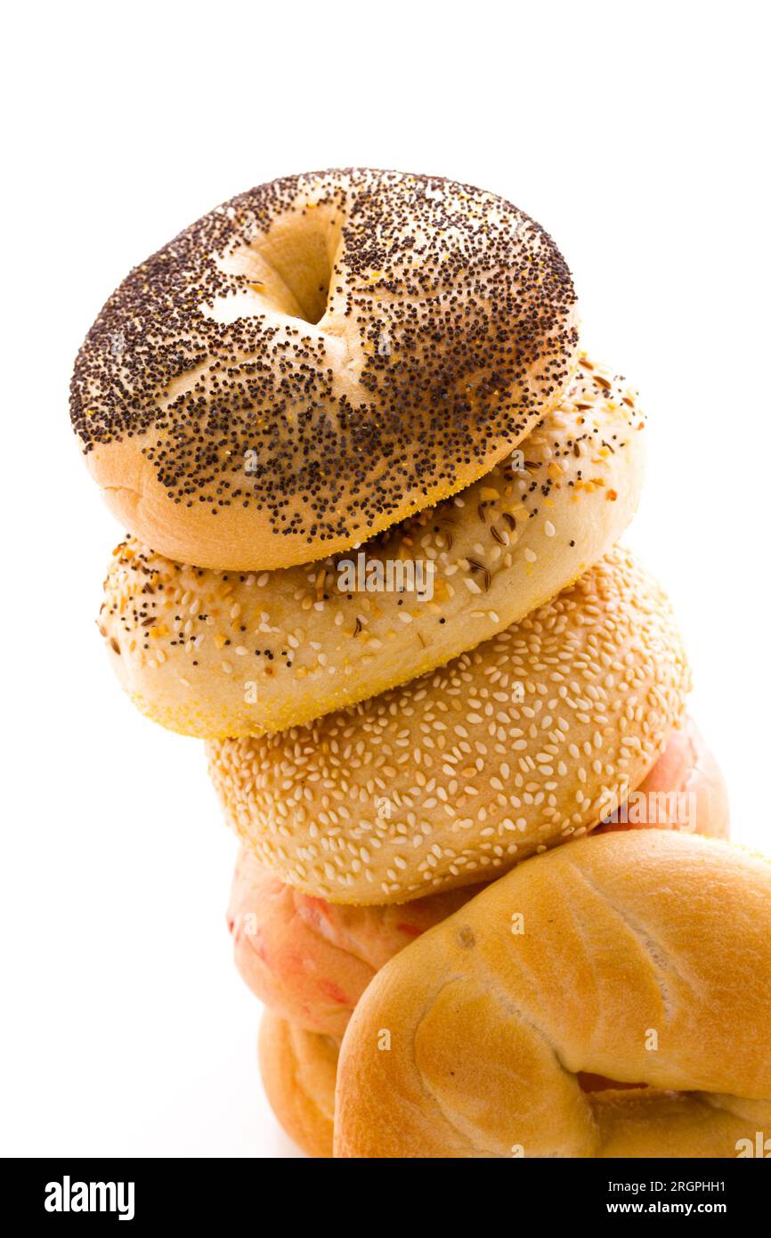Bagels frais Banque D'Images