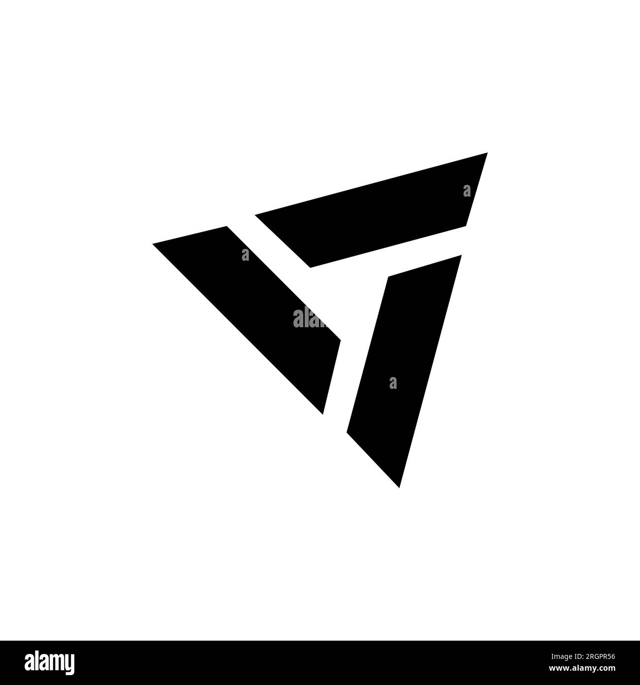 Logo lettre, logo abstrait, logo monogramme, logo simple, logo moderne et logo minimal. Ce logo peut être utilisé pour la société, le site Web et l'impression Illustration de Vecteur