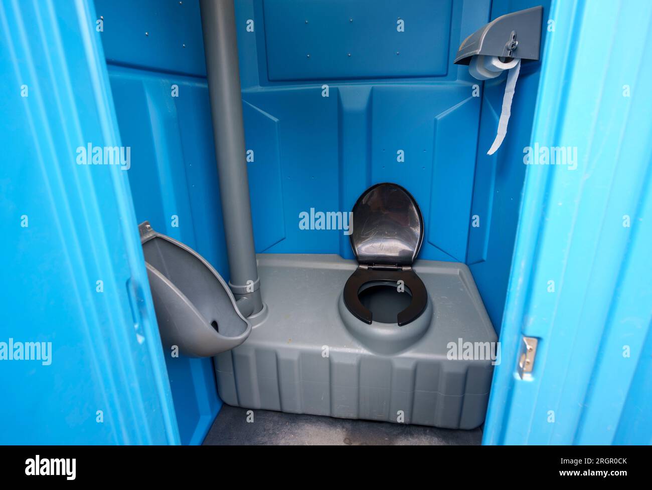 Intérieur portable pour toilettes Banque D'Images