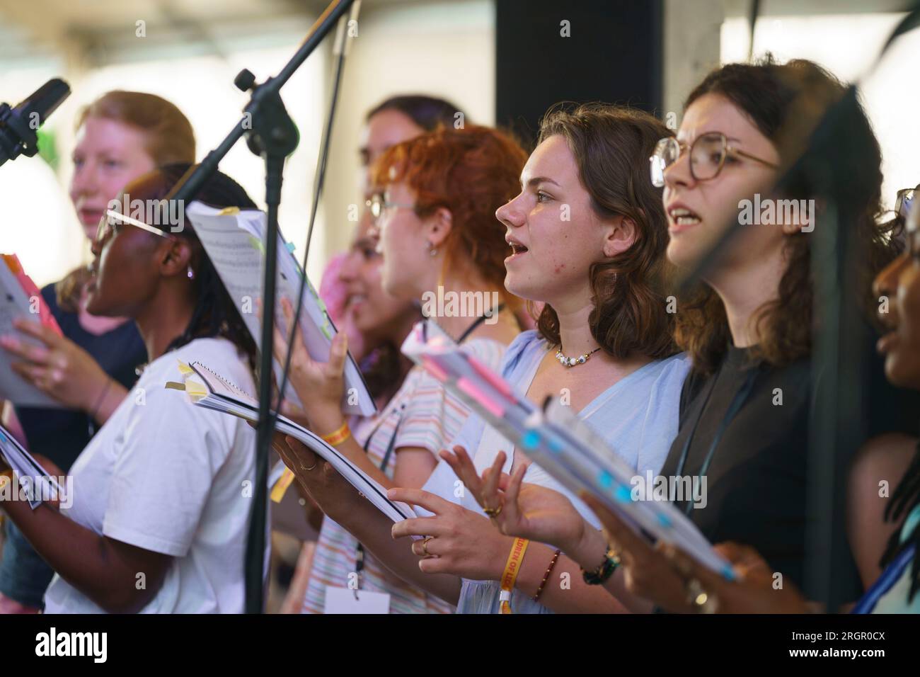 Chant choral Banque D'Images Chant choral Banque D'Images