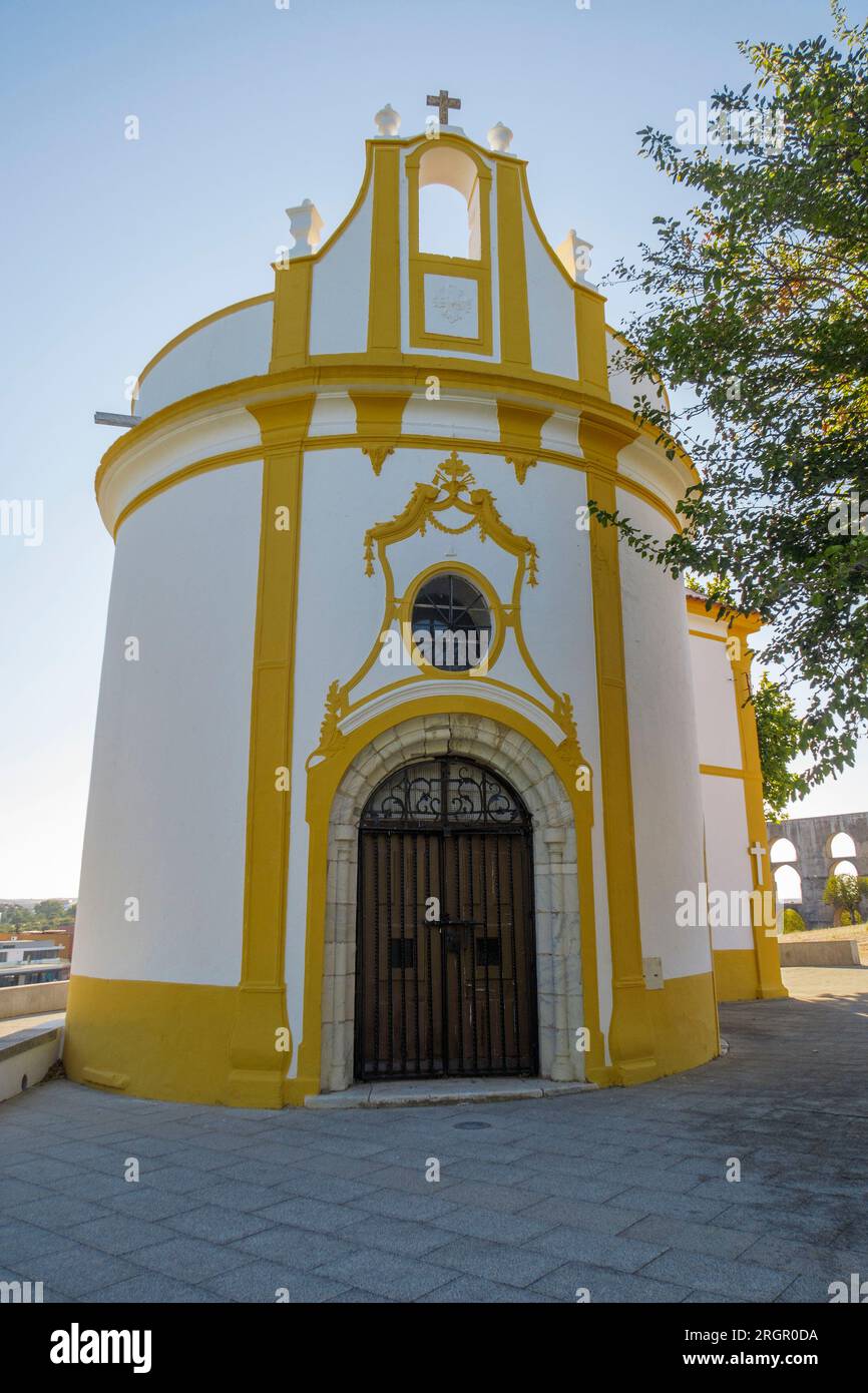 Église Igreja de Nossa Senhora da Nazaré à Elvas, Alentejo, Portugal, Europe Banque D'Images