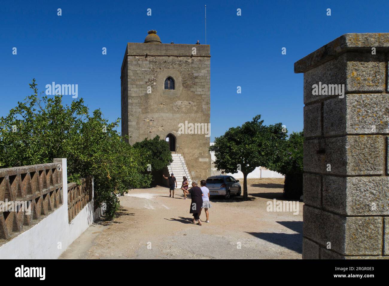 Dondo dondo donjon médiéval, Redondo, Portugal, Europe Banque D'Images