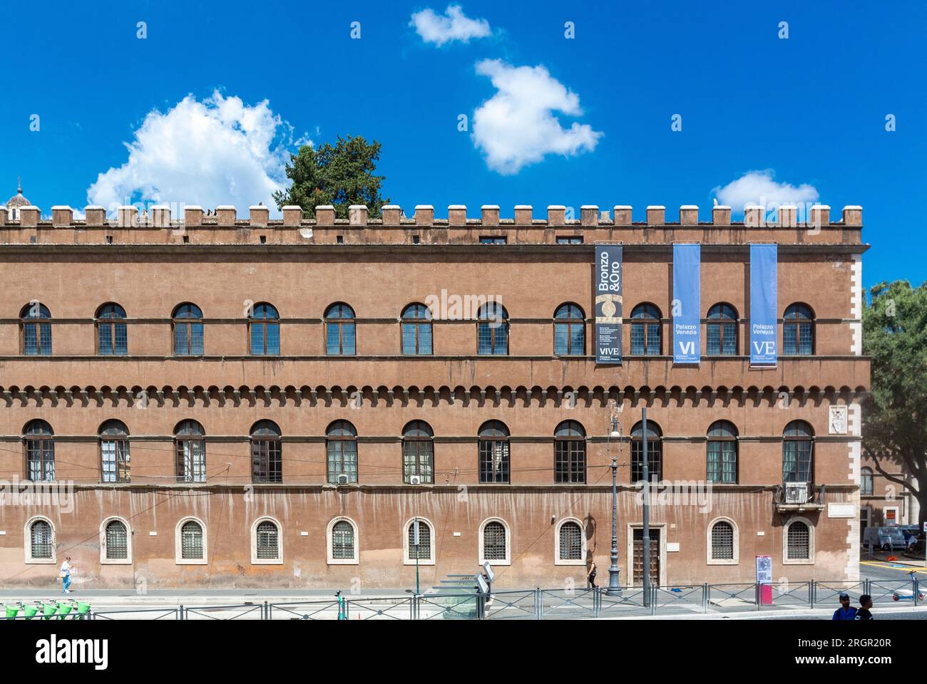 Rome, Latium, Italy, Museo Nazionale del Palazzo di Venezia est un musée national situé sur la Piazza Venezia à Rome. Editorial uniquement Banque D'Images