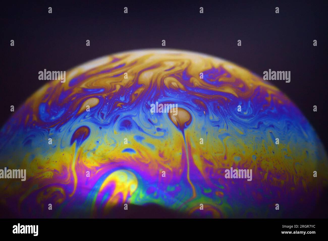 motif de couleur de bulle de savon. résumé. modèle atmosphérique. modèle de planète. Banque D'Images