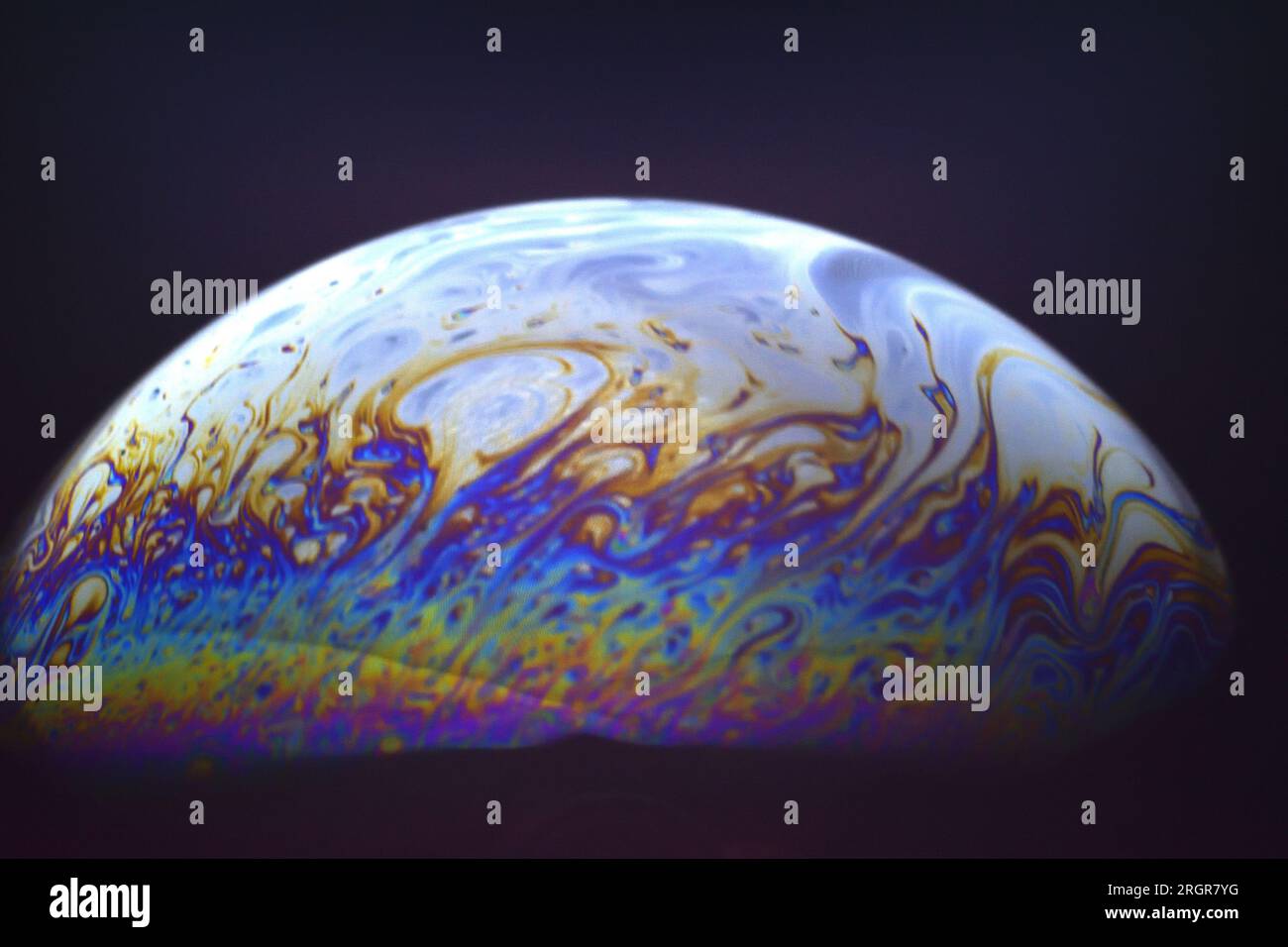 motif de couleur de bulle de savon. résumé. modèle atmosphérique. modèle de planète. Banque D'Images