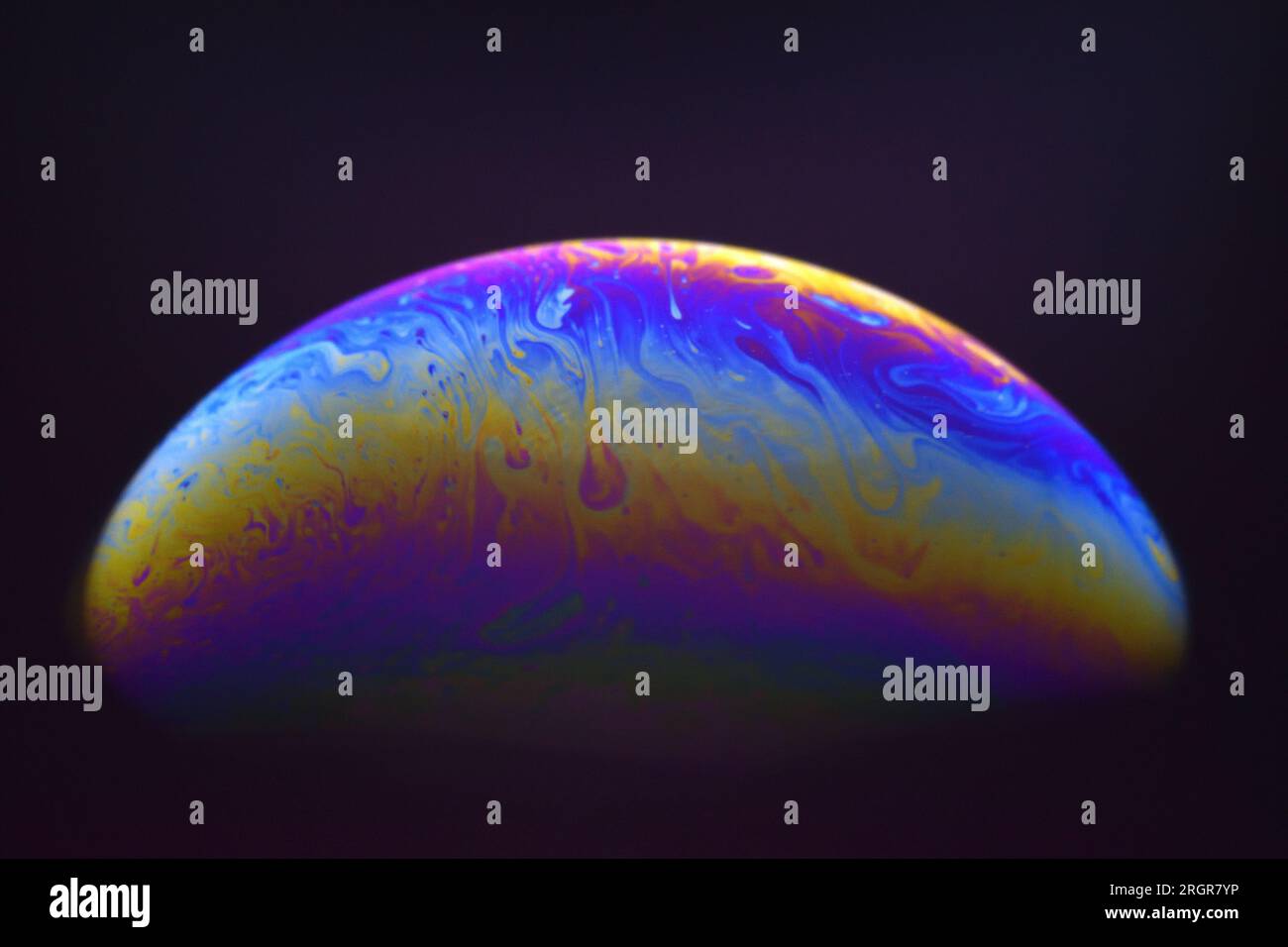 motif de couleur de bulle de savon. résumé. modèle atmosphérique. modèle de planète. Banque D'Images