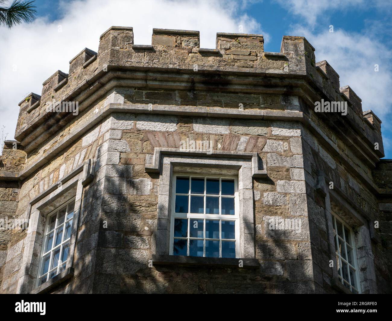 Ancienne tour de château celtique, prison de Cork City Gaol en Irlande