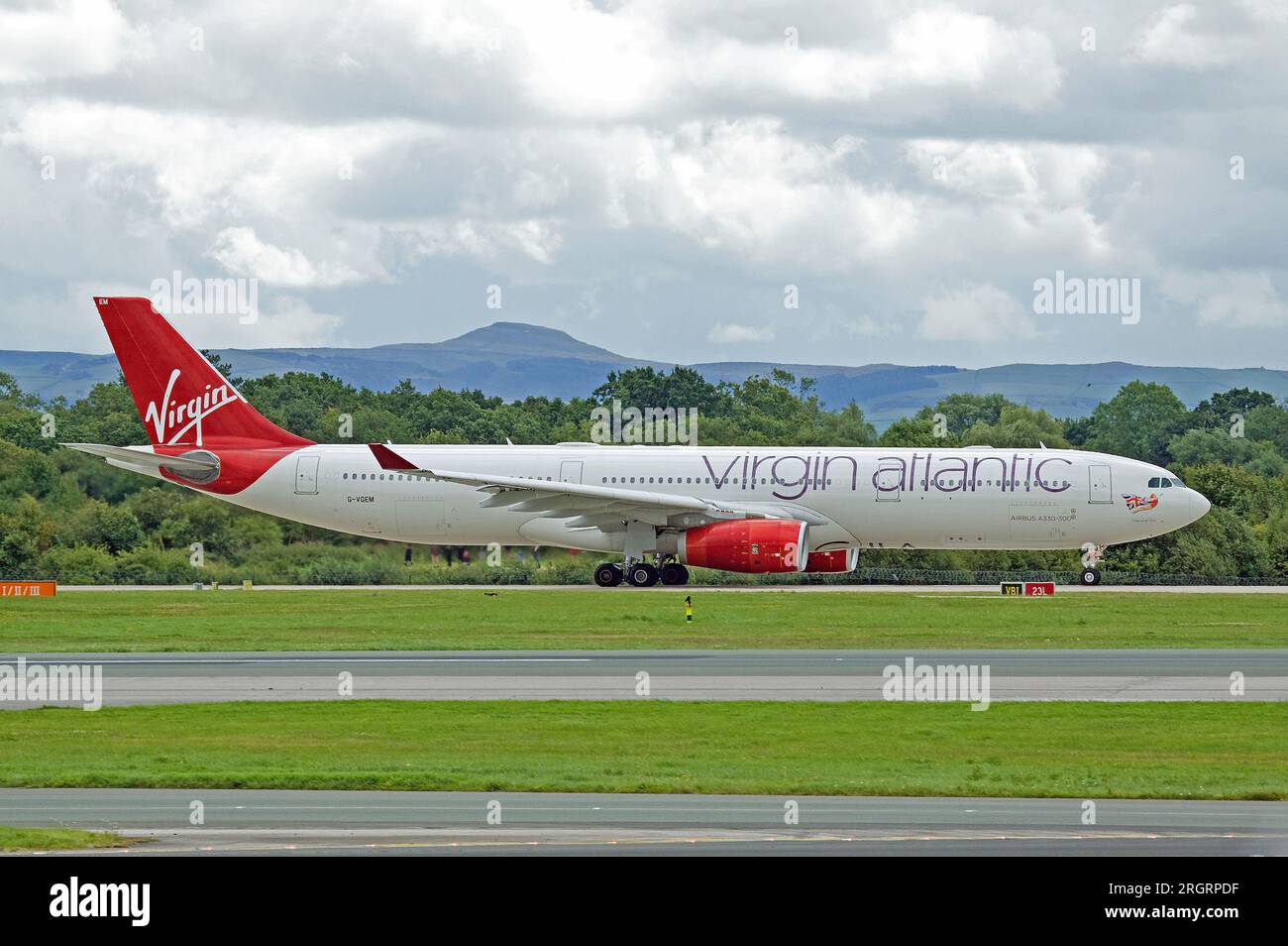 Virgin Atlantic Airways, A330, « Diamond Girl » Banque D'Images