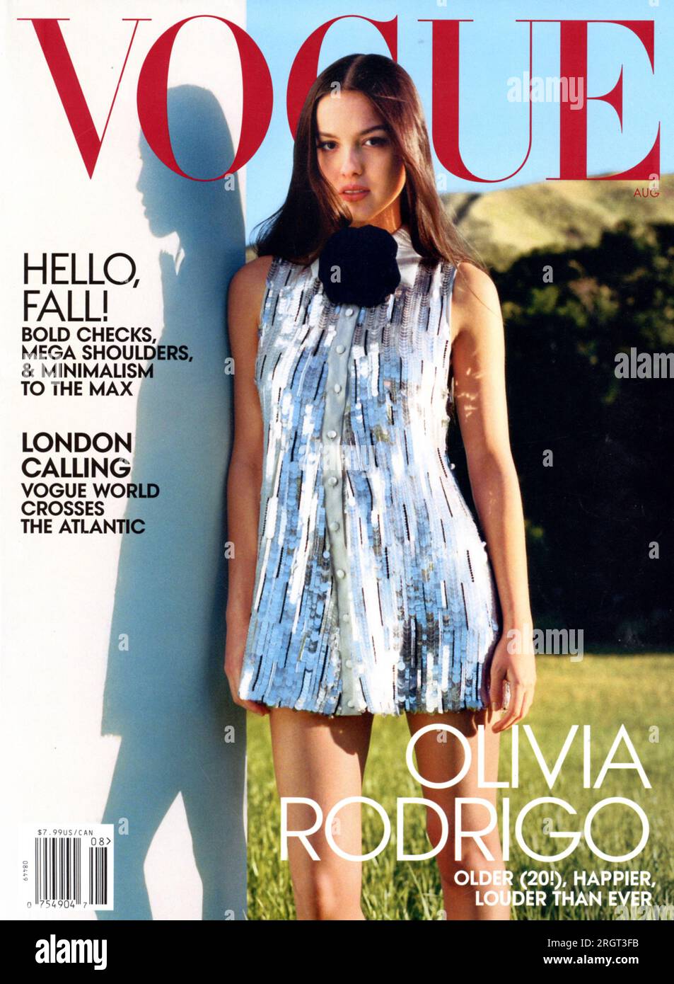 Vogue Magazine couverture du numéro d'août 2023, États-Unis Banque D'Images
