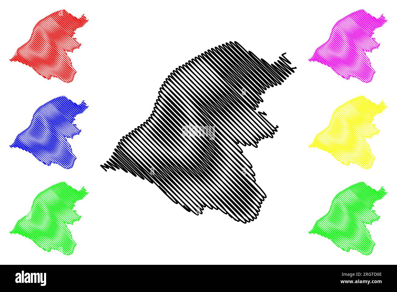Metropolitan Borough of Trafford (Royaume-Uni de Grande-Bretagne et d'Irlande du Nord, comté métropolitain et cérémonial Greater Manchester, Angleterre Illustration de Vecteur