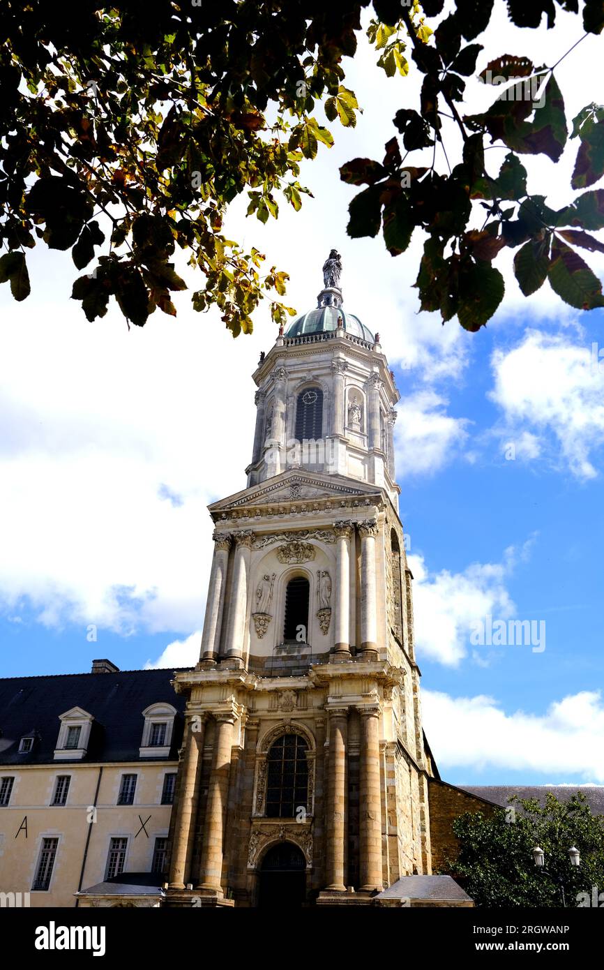 Notre Dame en Saint Melaine à Rennes France Banque D'Images