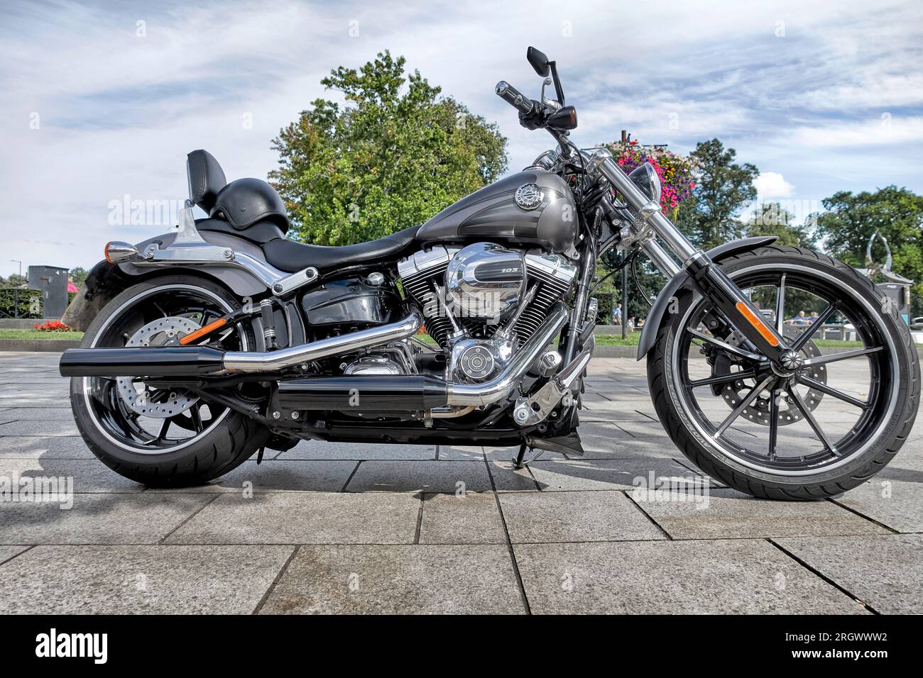 Harley davidson legendary motorcycle Banque de photographies et d ...