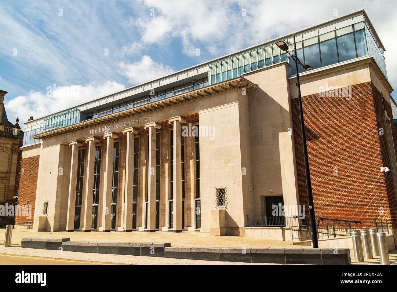 Wolverhampton, Royaume-Uni - août 11 2023 : un grand plan de la salle Halls Music à Wolverhampton, Royaume-Uni Banque D'Images