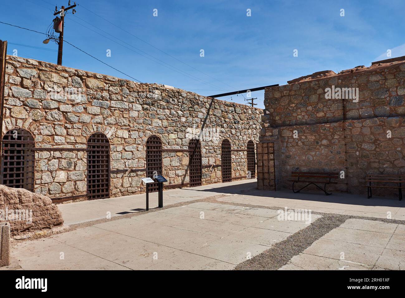 Yuma, Arizona, États-Unis. 26 mars 2017. La prison territoriale de Yuma a ouvert ses portes en 1876 et fermé ses portes en 1909. Au total, 3 069 prisonniers, dont 29 femmes, y ont été hébergés. C'est maintenant un parc historique d'État. (Image de crédit : © Ian L. Sitren/ZUMA Press Wire) USAGE ÉDITORIAL SEULEMENT! Non destiné à UN USAGE commercial ! Banque D'Images